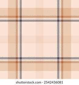 Plaid check pattern. Seamless fabric texture. Tartan textile print.