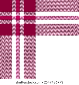 Plaid check pattern. Seamless fabric texture. Tartan textile print.