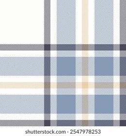 Plaid check pattern. Seamless fabric texture. Tartan textile print.
