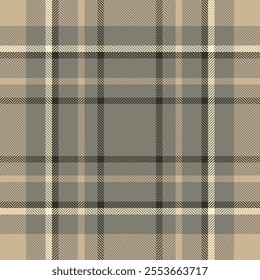 Plaid check pattern. Seamless fabric texture. Tartan textile print.