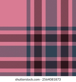 Plaid check pattern. Seamless fabric texture. Tartan textile print.