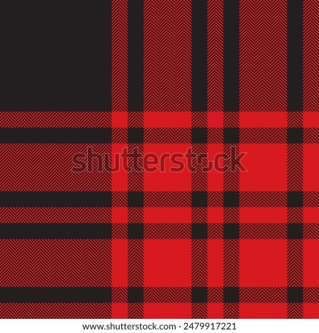 Plaid check pattern. Seamless fabric texture. Tartan textile print.