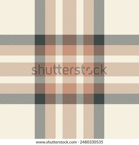 Plaid check pattern. Seamless fabric texture. Tartan textile print.