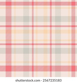 Plaid check sweets pattern for spring summer autumn winter. Seamless repeat tartan plaid is used for dresses, scarves, skirts, throws, and blankets.