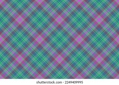 Plaid check textile. Pattern tartan vector. Seamless background texture fabric in red and pink colors.