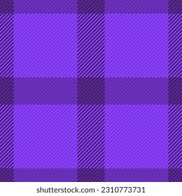 Cortar textura de tela de patrón tartán con fondo textil sin costura en color púrpura.