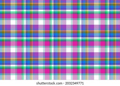 Plaid Checkered Fabric Pattern backgrond.EPS 10 Vector high solution illustration background.