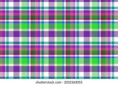 Plaid Checkered Fabric Pattern backgrond.EPS 10 Vector high solution illustration background.