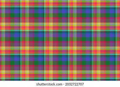 Plaid Checkered Fabric Pattern backgrond.EPS 10 Vector high solution illustration background.