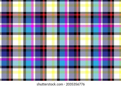 Plaid Checkered Fabric Pattern backgrond.EPS 10 Vector high solution illustration background.