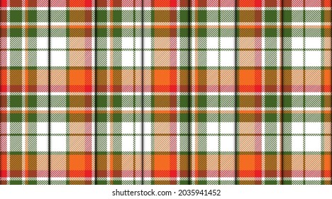 Plaid Checkered Fabric Pattern backgrond.EPS 10 Vector high solution illustration background.