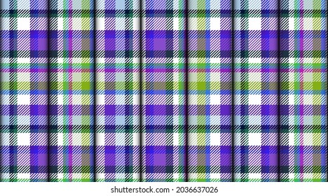 Plaid Checkered Fabric Pattern backgrond.EPS 10 Vector high solution illustration background.