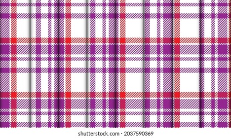 Plaid Checkered Fabric Pattern backgrond.EPS 10 Vector high solution illustration background.