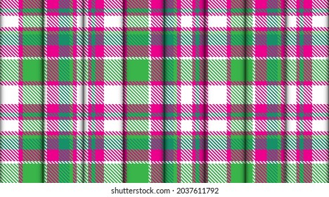 Plaid Checkered Fabric Pattern backgrond.EPS 10 Vector high solution illustration background.