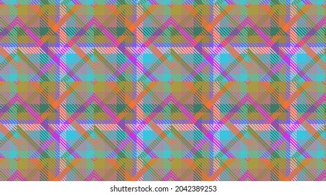 Plaid Checkered Fabric Pattern backgrond.EPS 10 Vector high solution illustration background.