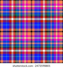 Plaid Checkered Fabric Pattern backgrond.EPS 10 Vector high solution illustration background.