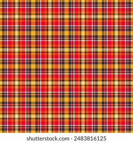 Plaid Checkered Fabric Pattern backgrond.EPS 10 Vector high solution illustration background.