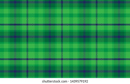 Plaid Checkered Fabric Pattern. Background Vector