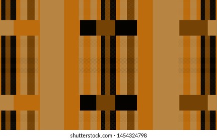 Plaid Checkered Fabric Pattern. Background Vector