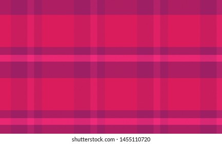 Plaid Checkered Fabric Pattern. Background Vector