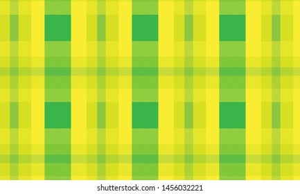 Plaid Checkered Fabric Pattern. Background Vector