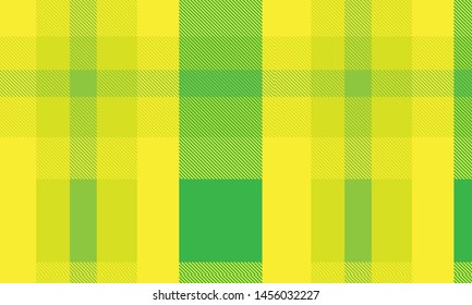 Plaid Checkered Fabric Pattern. Background Vector