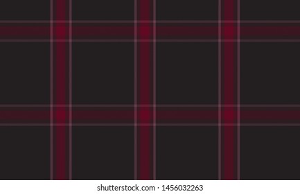 Plaid Checkered Fabric Pattern. Background Vector