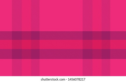 Plaid Checkered Fabric Pattern. Background Vector