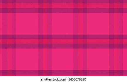 Plaid Checkered Fabric Pattern. Background Vector