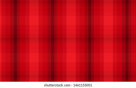 Plaid Checkered Fabric Pattern. Background Vector