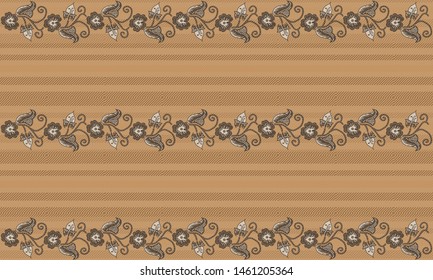 Plaid Checkered Fabric Pattern. Background Vector