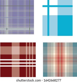 Plaid and Checkered Pattern Templates