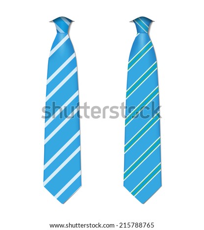 Plaid, checkered silk ties template. Easy editable colors - vector.