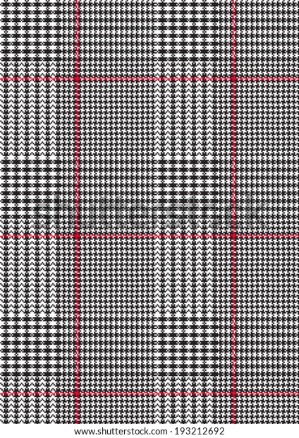 Plaid Checkereddog Tooth Pattern Stock Vector (Royalty Free) 193212692 ...