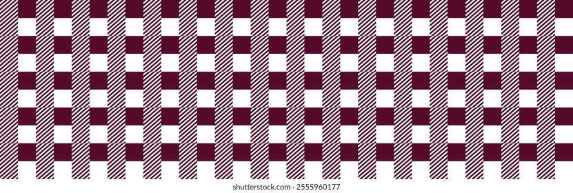 Plaid chocolate cosmo seamless pattern, gingham, texture, repeating wallpaper