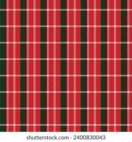 Plaid Christmas background and pattern texture fabric fashion 