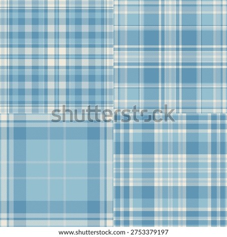 Plaid collection designed for promotional materials. Tartan backgrounds enhance birthday event messaging. Vector output remains refined.