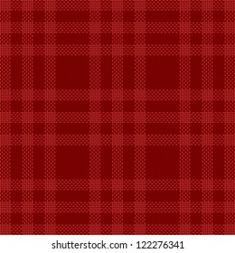 Plaid fabric.