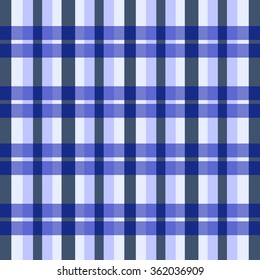 Plaid fabric back pattern blue lines