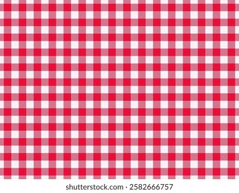 Plaid Fabric Pattern Background Vector