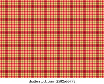 Plaid Fabric Pattern Background Vector