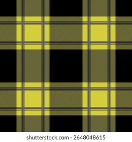 Padrão de tecido xadrez. Plano de fundo padrão Gingham. Textura de toalha de mesa retrô. Xadrez de piquenique xadrez textura. padrão xadrez, tartã amarelo, cheque, preto, tecido, gingham, fundo, textura, abstrato,