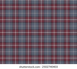 Plaid fabric pattern, grey, brown, white, black, seamless for textiles and design clothing, skirts, pants, aprons, tablecloths, blankets or decorative fabrics. Vector illustration.