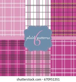 Plaid fabric  in vector