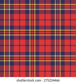 Plaid fashion wallpaper vector seamless pattern