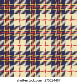 Plaid fashion wallpaper vector seamless pattern