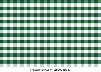 plaid Geometric ethnic ikat pattern seamless checkered oriental traditional design, green white tone background wallpaper clothing wrapping vector illustration for texture fabric print Illustrat3