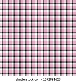 Plaid geometric lines design  seamless pattern