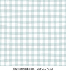 Plaid Gingham, patrón a cuadros, patrón sin costuras de Gingham, textil a cuadros. Tela sin costuras. Gingham sin costuras, efecto textura. Diseño de dibujo de mano para proyecto, tela, moda, decoración del hogar, vintage, textiles