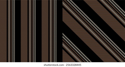 Plaid Gingham, Plaid pattern, seamless Gingham pattern, check textile. Seamless fabric. Seamless gingham, in peach fuzz shades, texture effect. Hand drawn designs for projects, fabrics, decorations or
